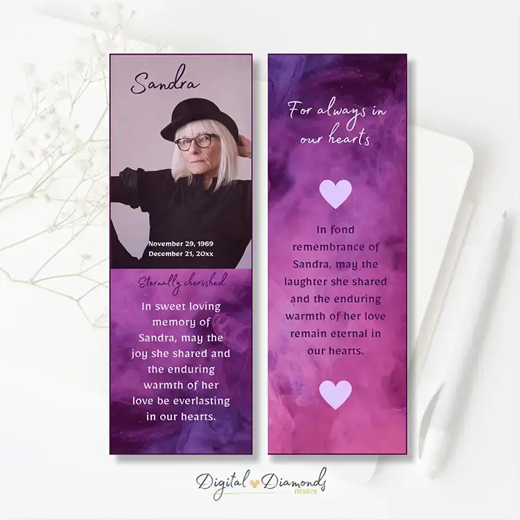 memorial bookmark Berry