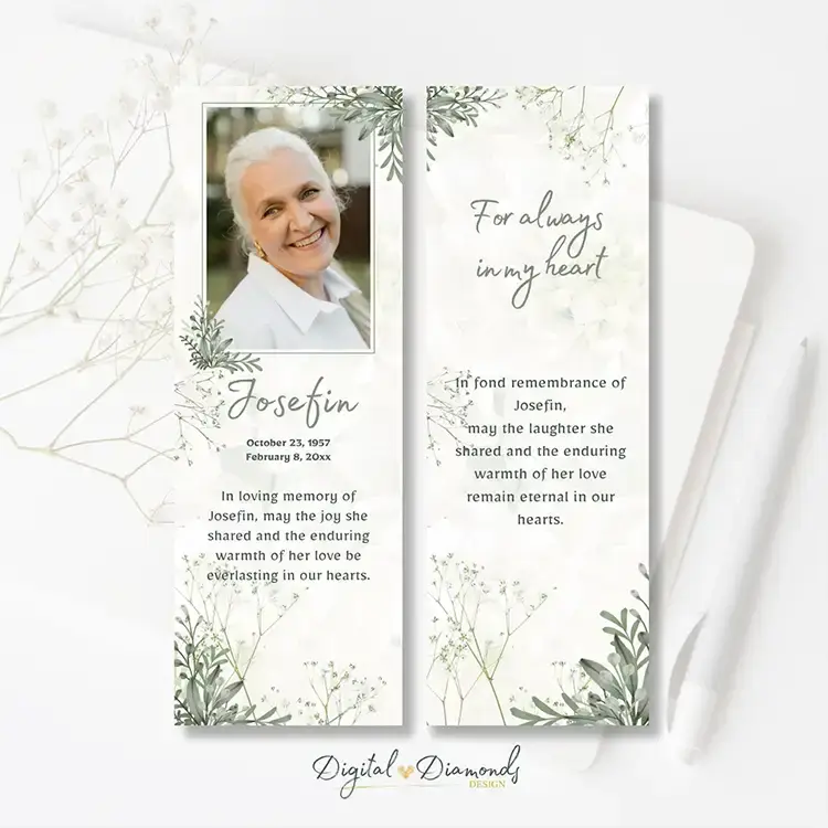 memorial bookmark Caress