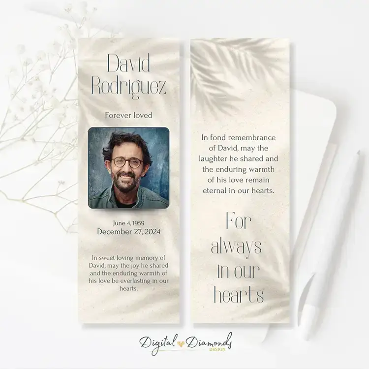 memorial bookmark Joy